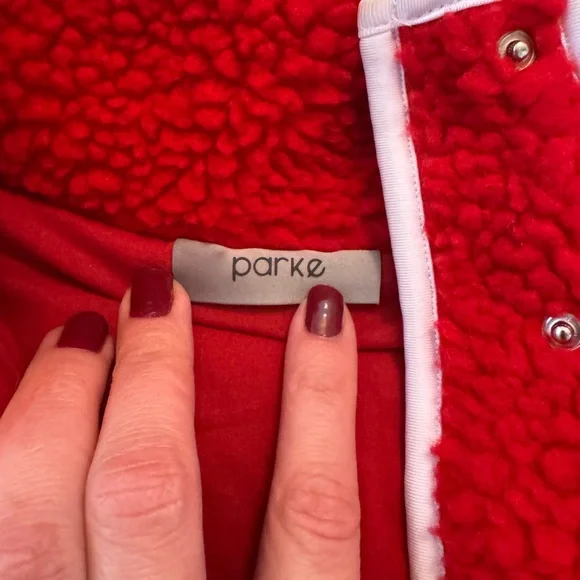 Parke Sherpa Fleece Pullover – Size S/M – Sold Out Style - Picture 3 of 6